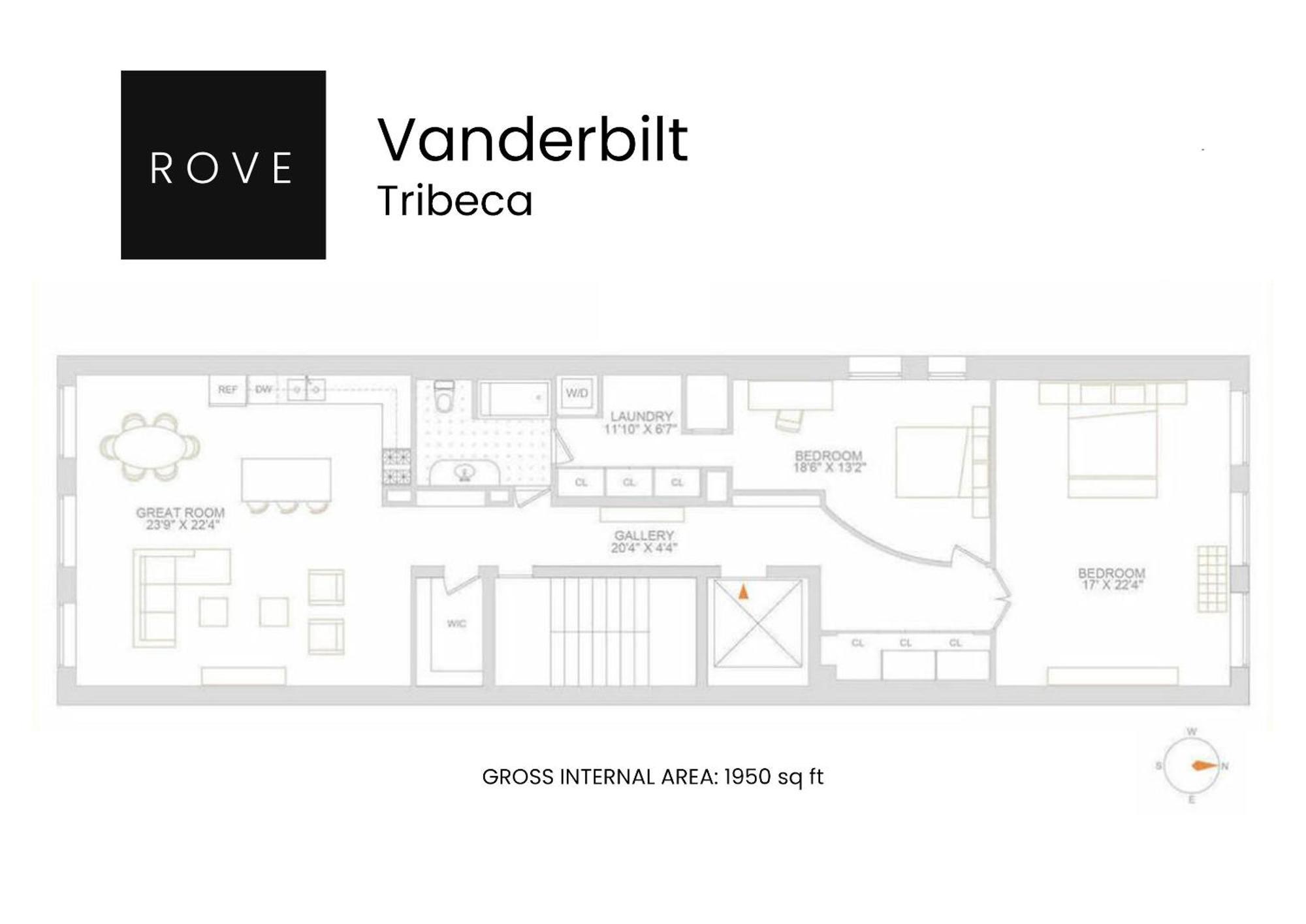 Apartment Tribeca Loft Vanderbilt By Rovetravel *